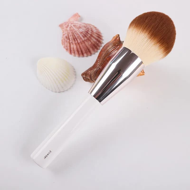 Pinceau de grande taille pour soins de beauté, pinceaux synthétiques de maquillage rapide à manche b