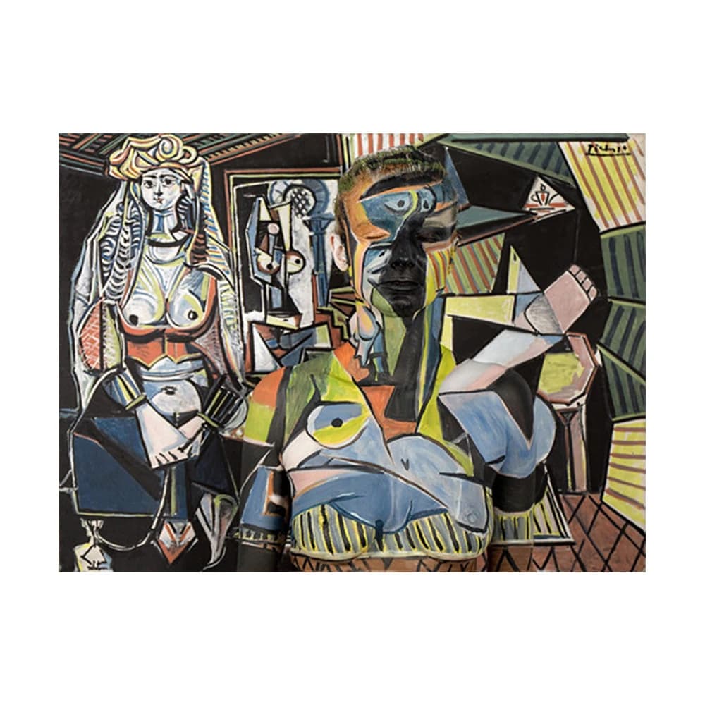 Célèbre affiche d'exposition de Pablo Picasso, décoration murale pour la maison en Algiers