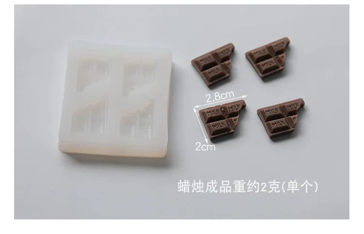 Moules en silicone pour bougies d'aromathérapie bricolage, gâteau moelleux, dessert exécutif, access