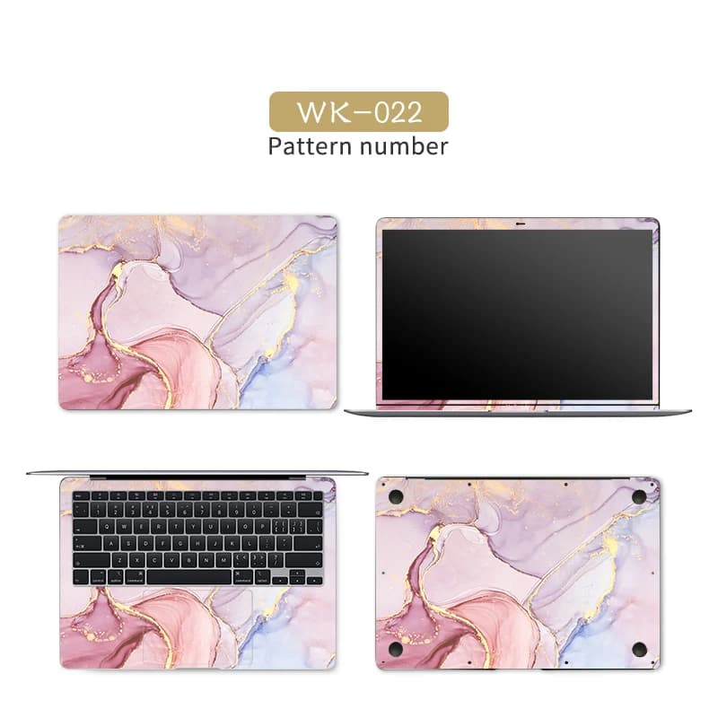 Autocollants pour ordinateur portable, couverture de protection pour ordinateur portable 13,3'' 14''