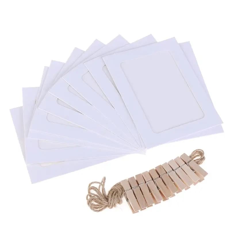10 pièces bricolage cadre Photo papier Photo décoration murale pour mariage remise des diplômes Phot