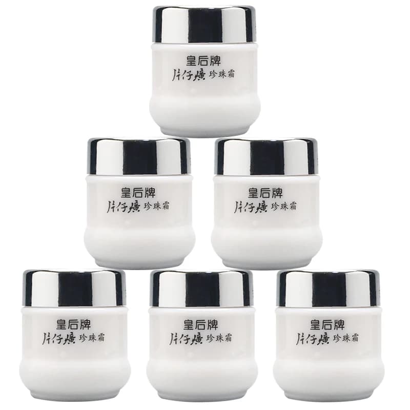 Original 6 bouteilles en gros Zhangzhou PZH Queen marque Pientzehuang perle crème 25g