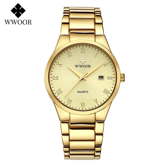 WWOOR – montre-bracelet à Quartz analogique pour homme, mouvement japonais automatique, étanche, en 