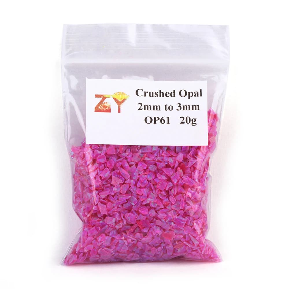 (5 grammes/Lot) OP61-OP92 livraison gratuite laboratoire créé différentes tailles poudre d'opale syn
