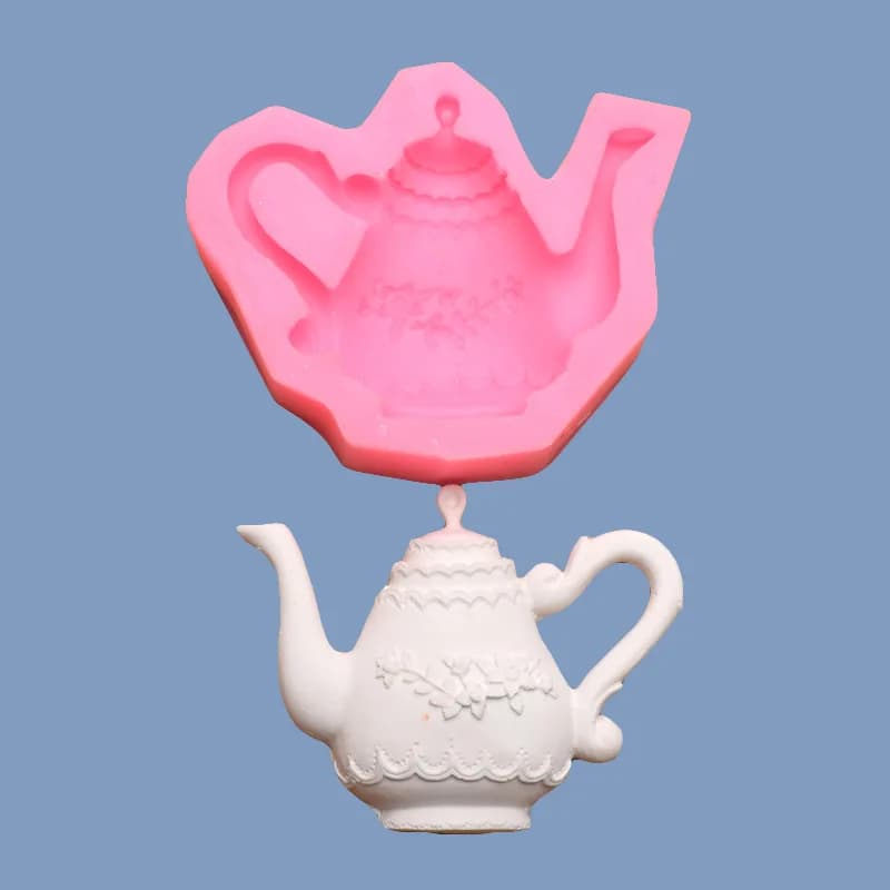 Moule en Silicone pour Décoration de Gâteaux, Théière, Har, Ant, Outil de Cuisson pour Dessert, Choc