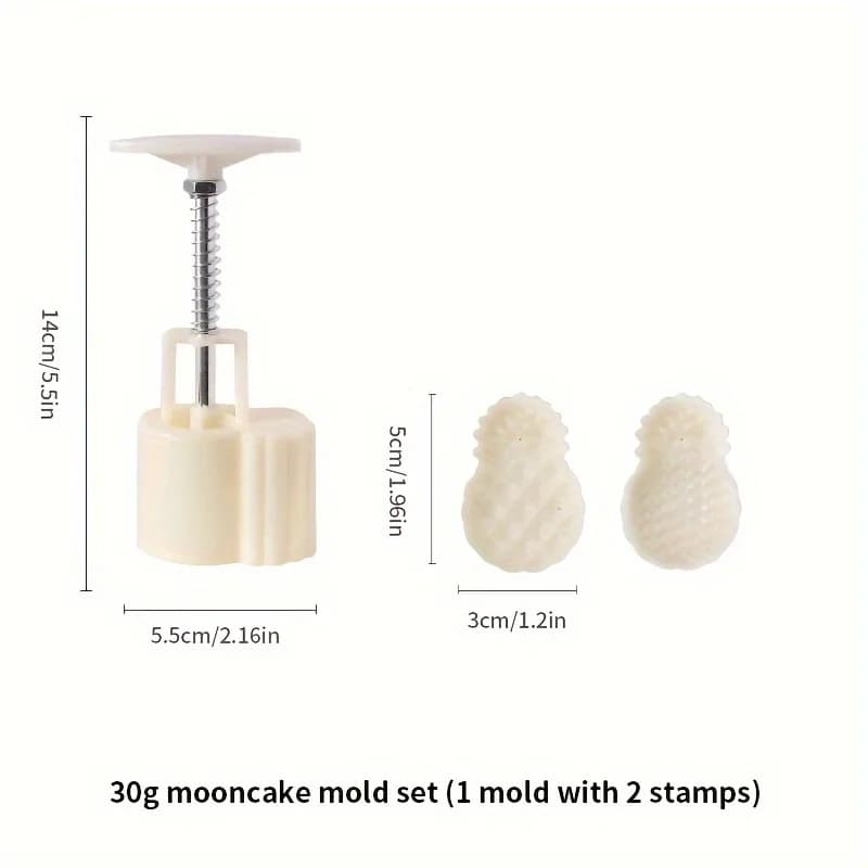 Moule à pâtisserie en forme d'ananas et de fruits, comprenant 1 moule et 2 tampons, tampons à gâteau