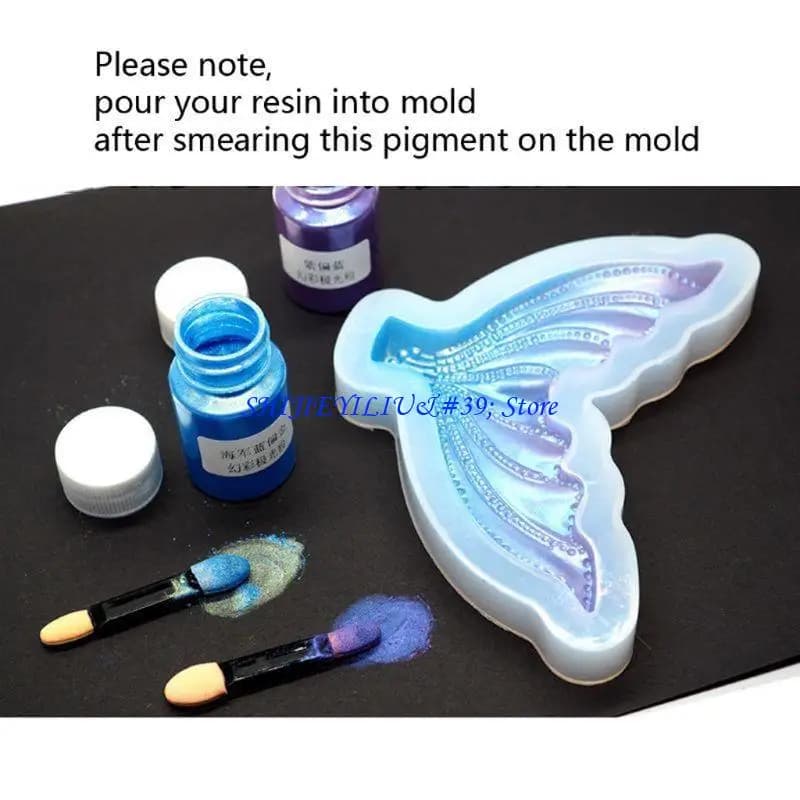 Poudre pigmentée E21F, 13 couleurs changeantes, Mica pour résine époxy pour fabrication bijoux