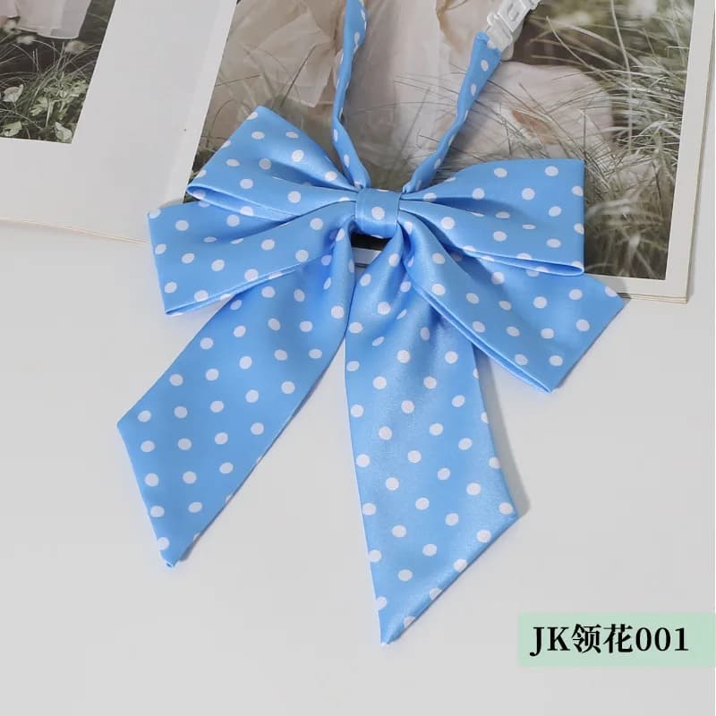 Preppy Chic nouveau à pois JK nœuds papillon femmes étudiant filles hirondelle nœuds papillon unifor