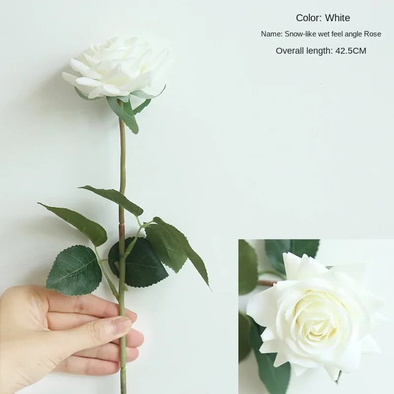 Fleur Artificielle Hydratante Diamant Rose, Décoration De La Maison, Mur De Fleurs De Main De Mariag