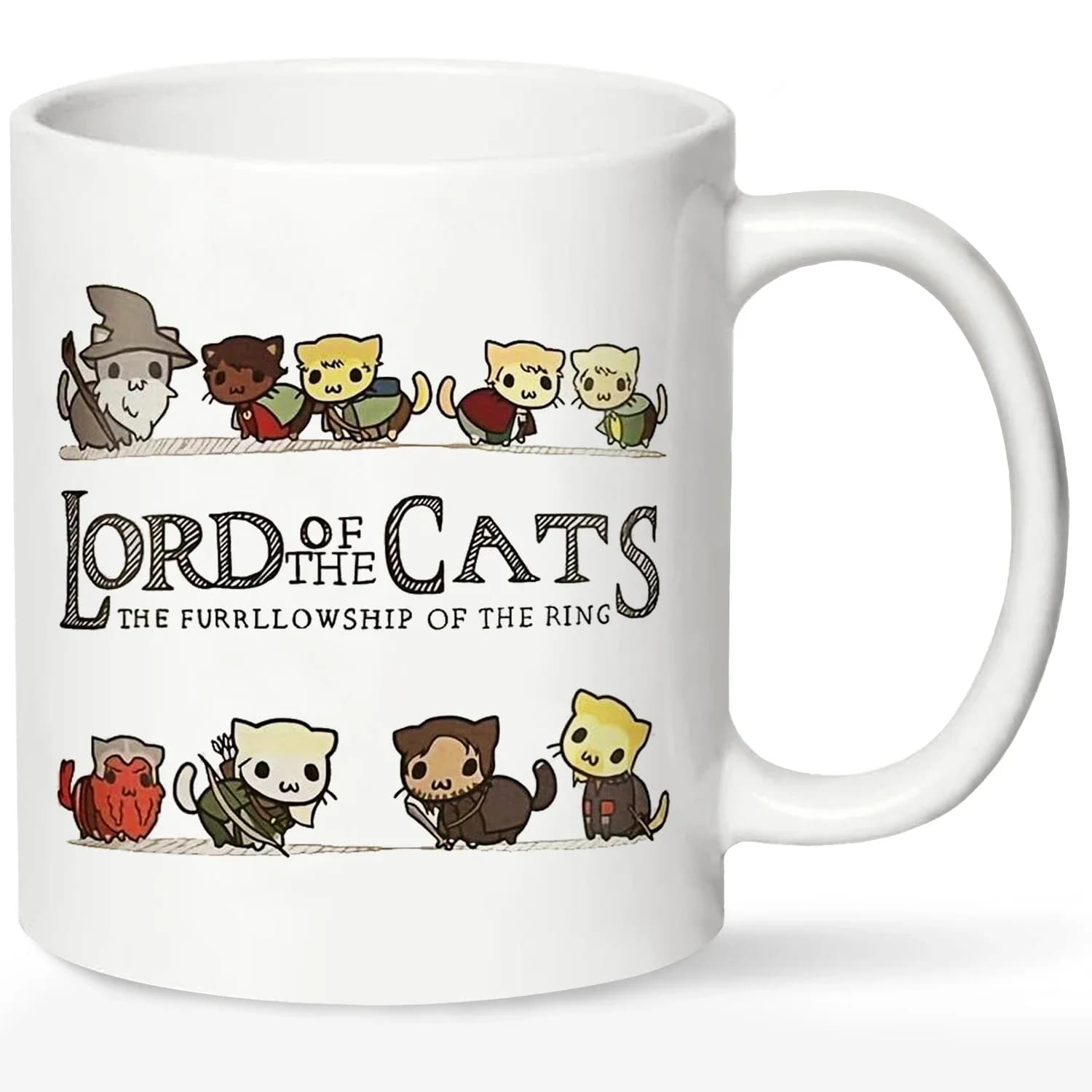 Tasse à café Lord Of The Cats Anime, tasse à thé classique, verres de Noël, tasse originale standard