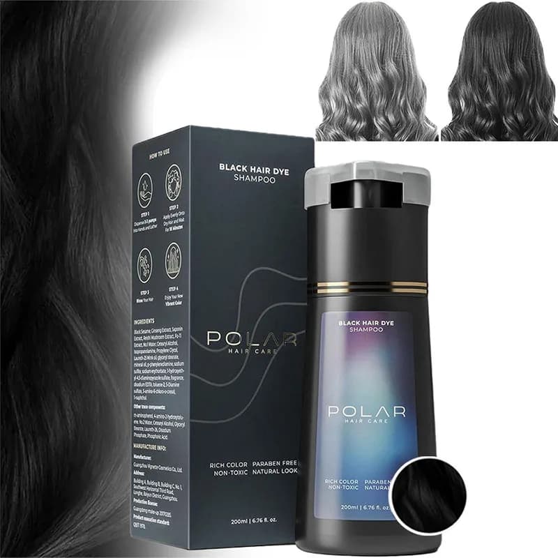 Nouveau 200ml teinture pour cheveux shampooing crème rapide facile sûr couleur des cheveux gris couv