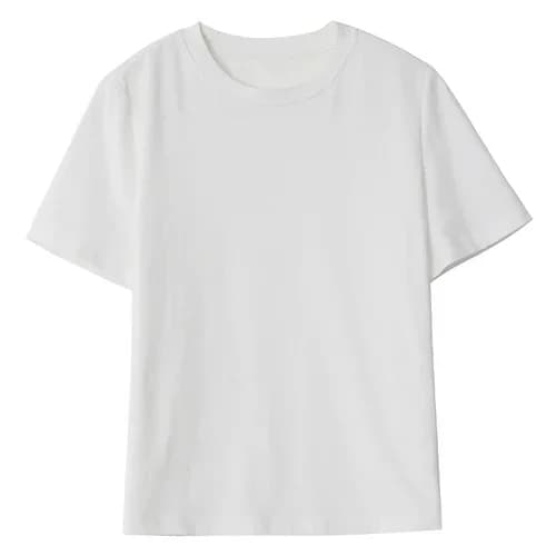 CHIC VEN femmes t-shirts basique col rond manches courtes pull T-shirt pour femme solide femme haut 