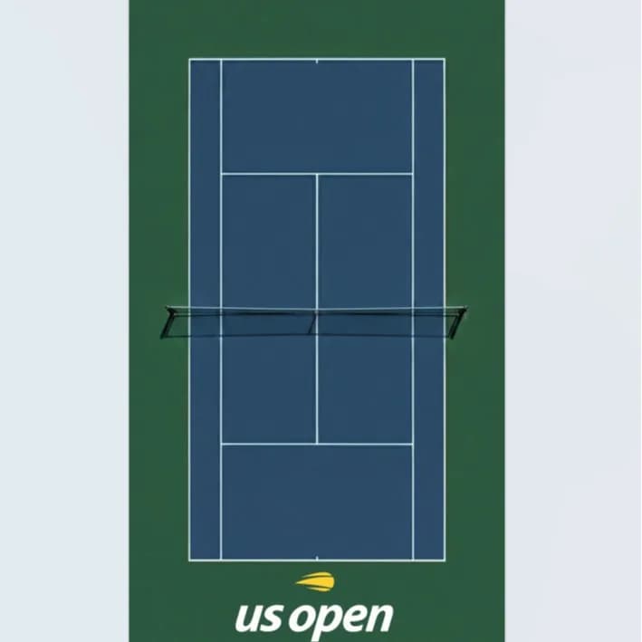 Peinture d'exposition encadrée Tennis Masters Open de 32 pouces avec raquette de tennis présentée su