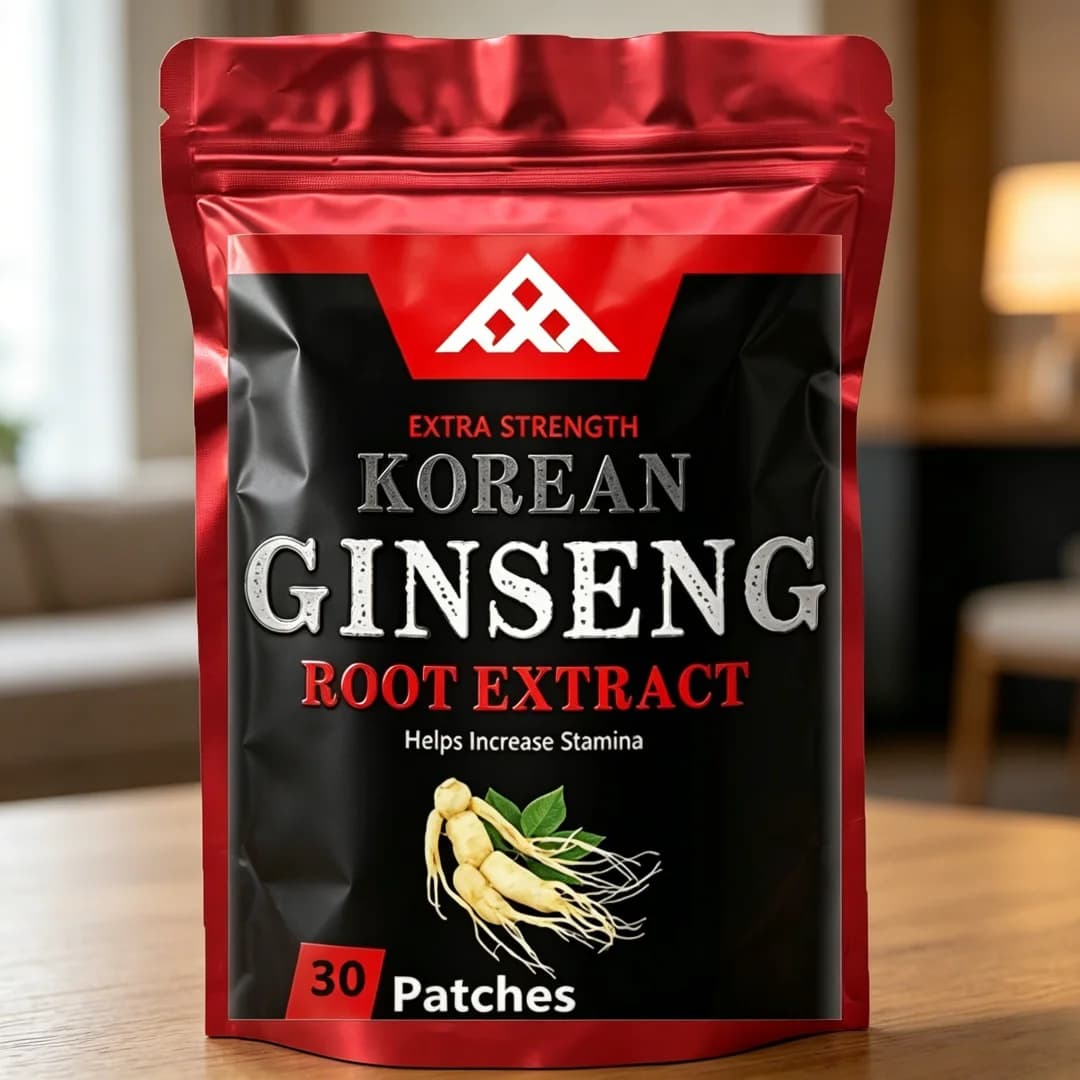 Patch de ginseng rouge coréen en promotion - Améliore l'endurance, la force et l'équilibre de l'hume