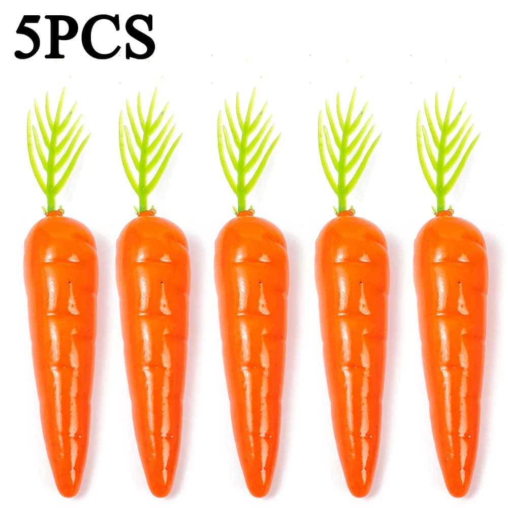 Lots de carottes simulées en mousse de pâques, légumes artificiels, fourniture de décoration, cadeau