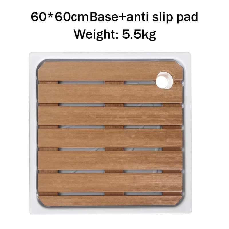 Plaque de douche dissimulée HOFloor avec base de toilette, accessoires de rénovation, avec polymères