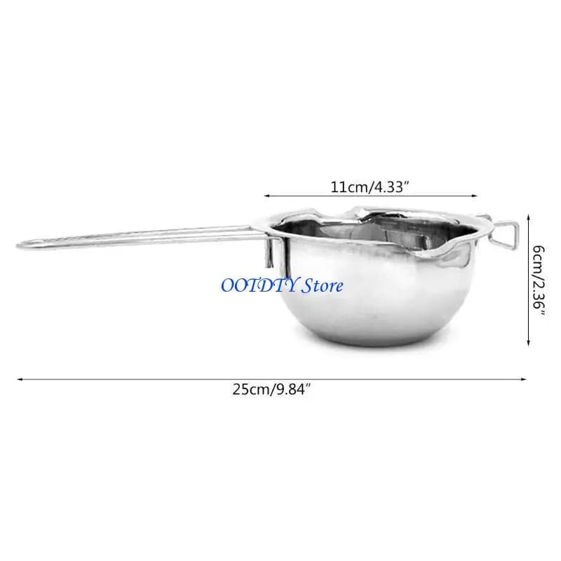 Pot cire 367A, Double chaudière en métal, insertion universelle antiadhésive, nettoyage facile pour 