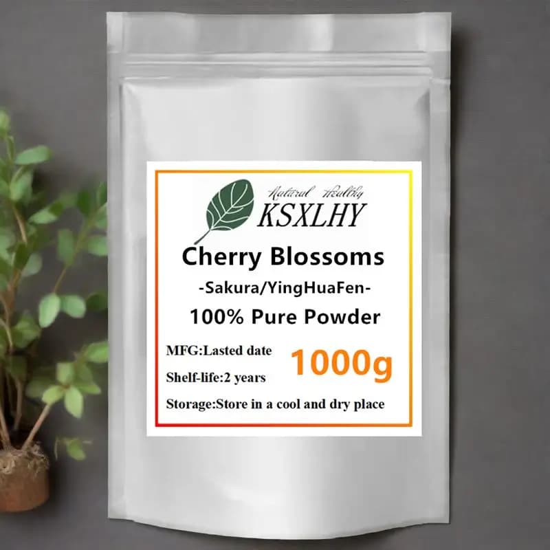 Poudre de Sakura de fleur de cerisier naturelle pure rose