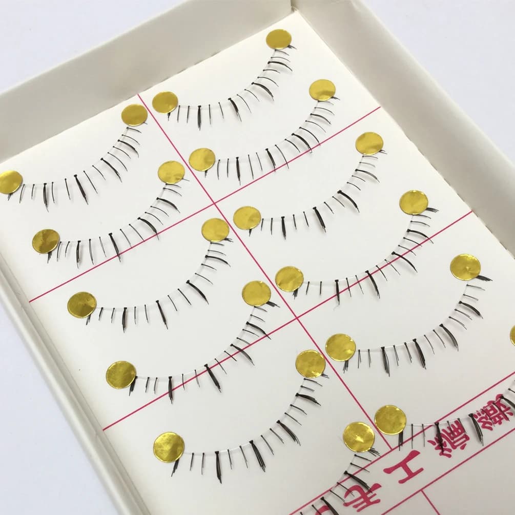 10 paires de faux cils inférieurs doux faits à la main cils inférieurs faux cils inférieurs bande tr
