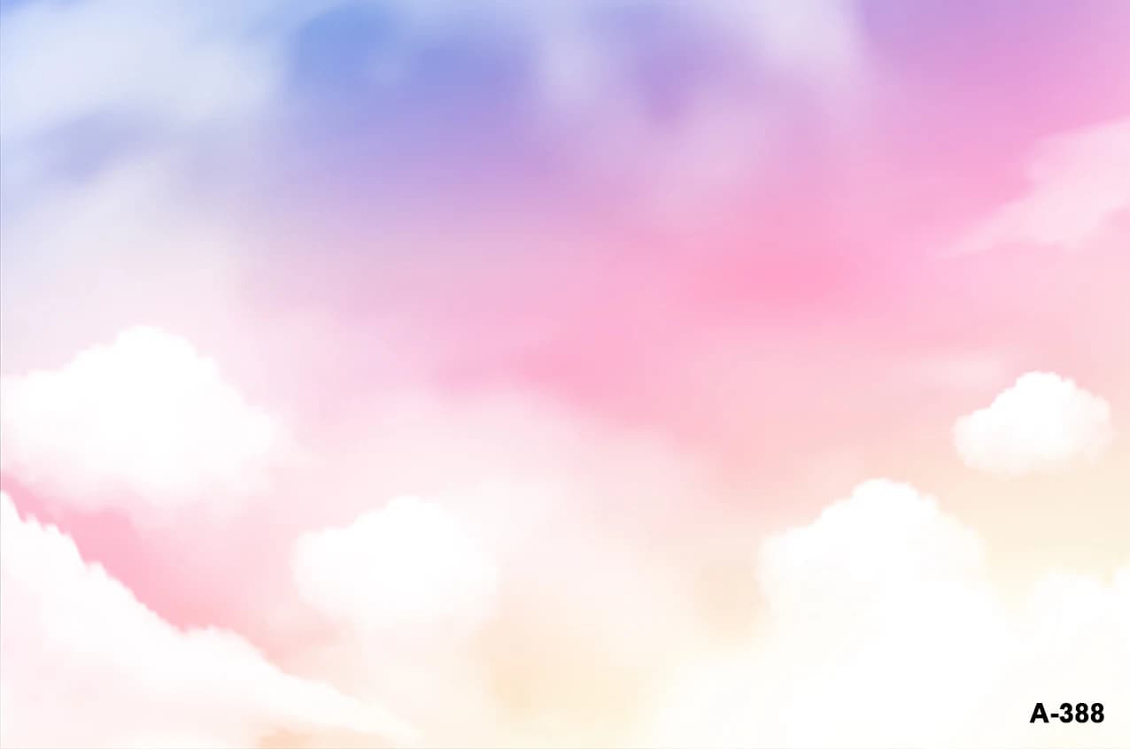 Ciel coloré arc-en-ciel nuage toile de fond paillettes étoiles ciel fond magique pour enfants filles