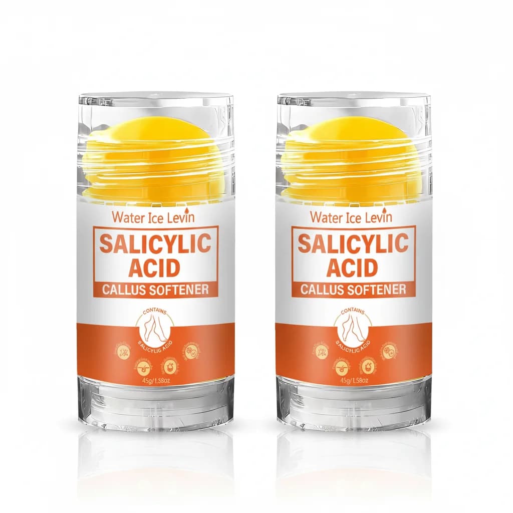 Water Ice Levin Adoucissant Exfoliant Intensif pour les Callosités des Pieds à l'Acide Salicylique, 
