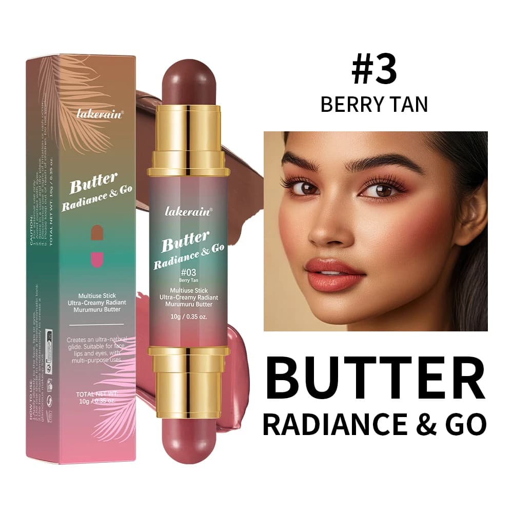 Bâton de fard à joues bronzant à Double tête, bâton multi-usage pour joues, contours, yeux, lèvres, 