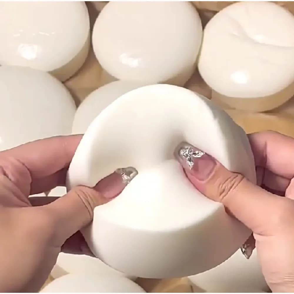 Jouet Squishy Gâteau au Yaourt, Jouet à Presser Doux à Remontée Lente, Jouet Sensoriel Anti-Stress p