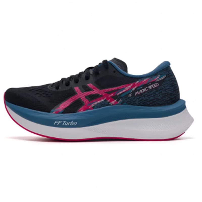 Chaussures de course pour femmes ASICS MAGIC SPEED 4 All Black Carbon Plate 1012B676-001 Propulsion