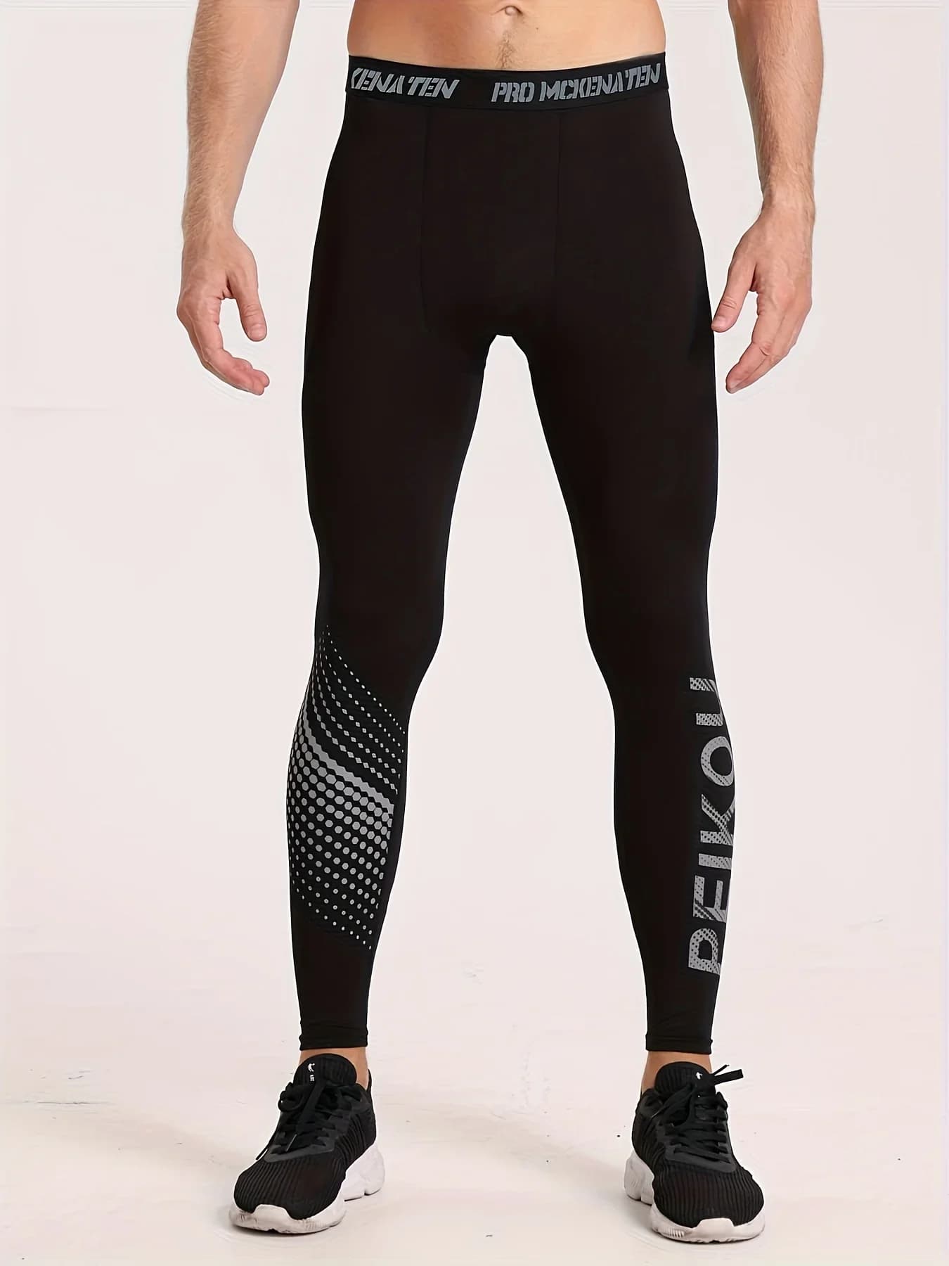 Pantalons serrés de sport de basket-ball, leggings serrés compressés à haute élasticité, respirants 