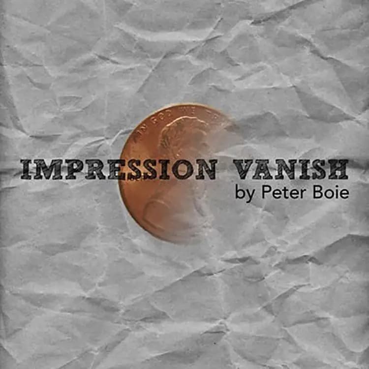 Impression Vanish by Peter Boie, gros plan, tours de magie, accessoires magicien