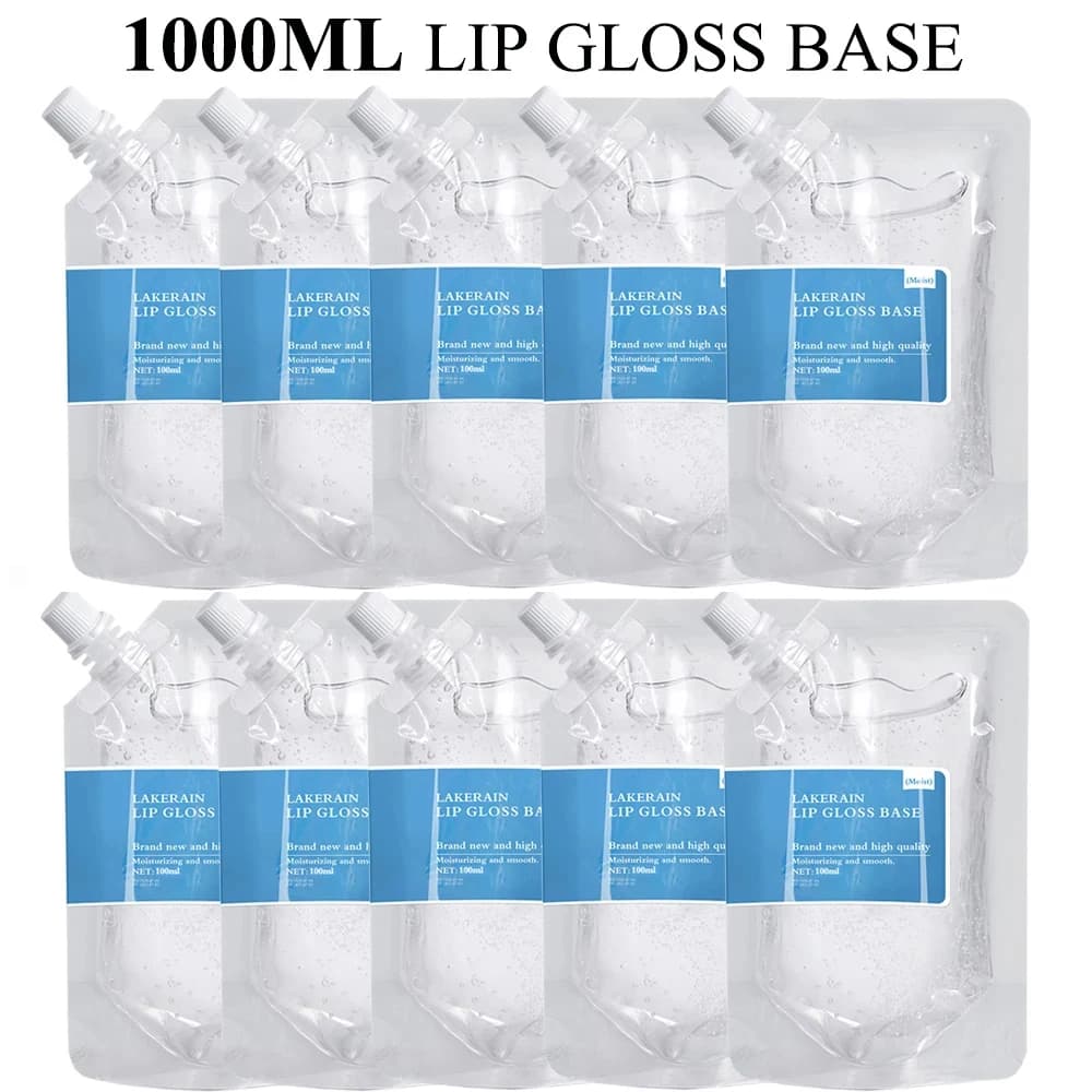 Gel de base transparent Jules Gloss en vrac, matériel de rouge à lèvres hydratant bricolage, fait à