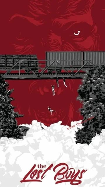 Affiche en toile imprimée de film classique pour garçons perdus, décor mural pour salon, décoration 