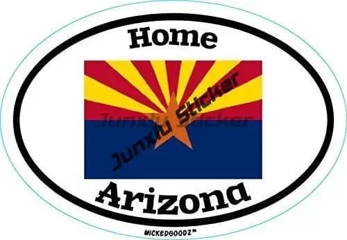 Arizona Home Decal, USA State Nature Emblem Feel Map, Firefighter Cross Sticker, Accessrespiration D