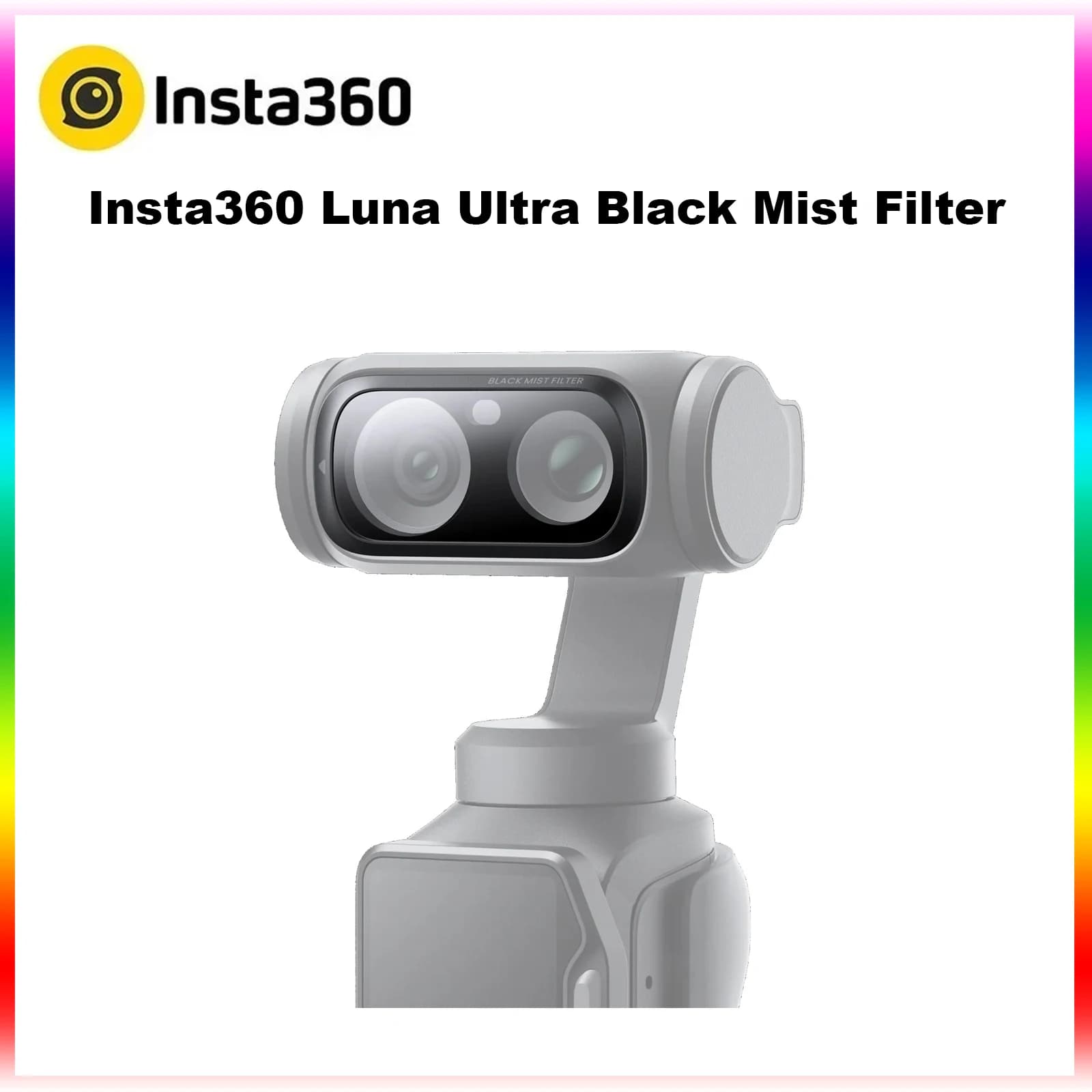 Filtre Black Mist Insta360 à design magnétique, pour des reflets doux et un éclat cinématique, acces
