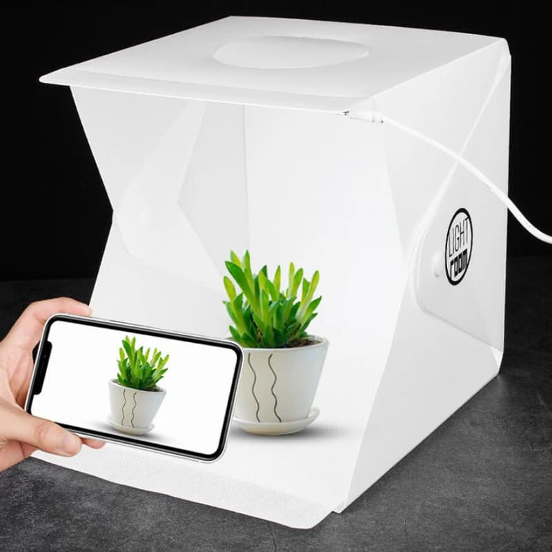 Photographie lumière LED salle Photo Studio lumière tente boîte souple décors Photobox pour appareil