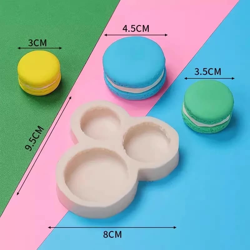 Moules en silicone pour macaron, gâteau har ant, moule à dessert au chocolat, cuisson de cuisine, ou