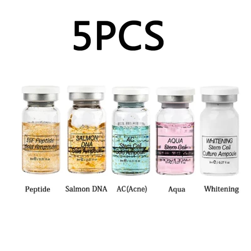 Kit de démarrage coréen 8ml BB Cream Ampoule Skin Booster Peptides/Niacinamide Fond de Teint Crème A
