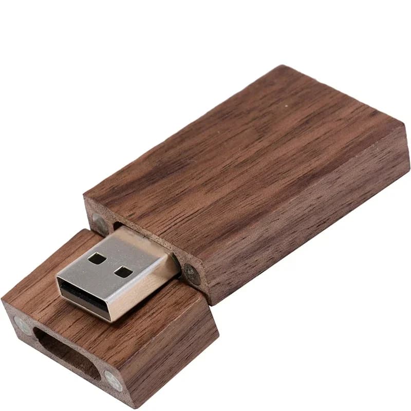 Boîte d'album photo en bois d'érable avec logo gratuit, clé USB 2.0 128 Go, clé USB 32 Go, cadeaux c