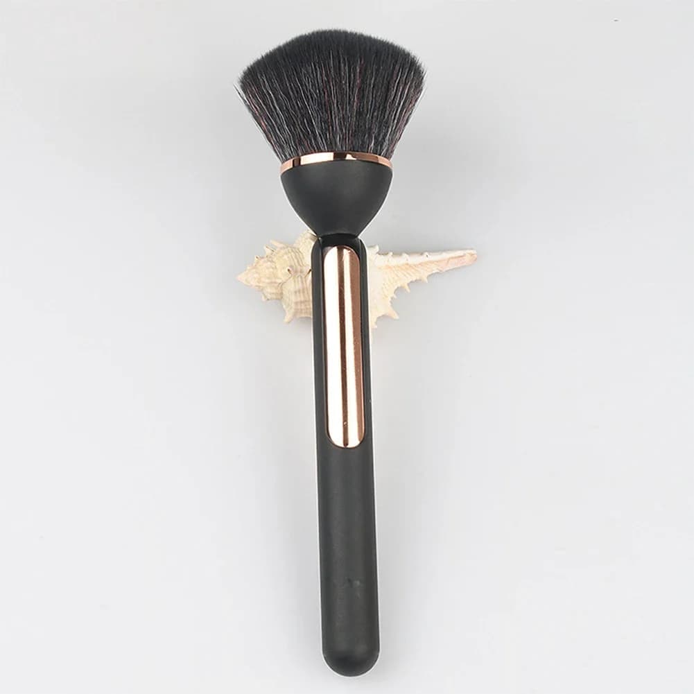 Lotus simple brosse poudre libre pinceau de maquillage outil de beauté doux unique brosse réglage po