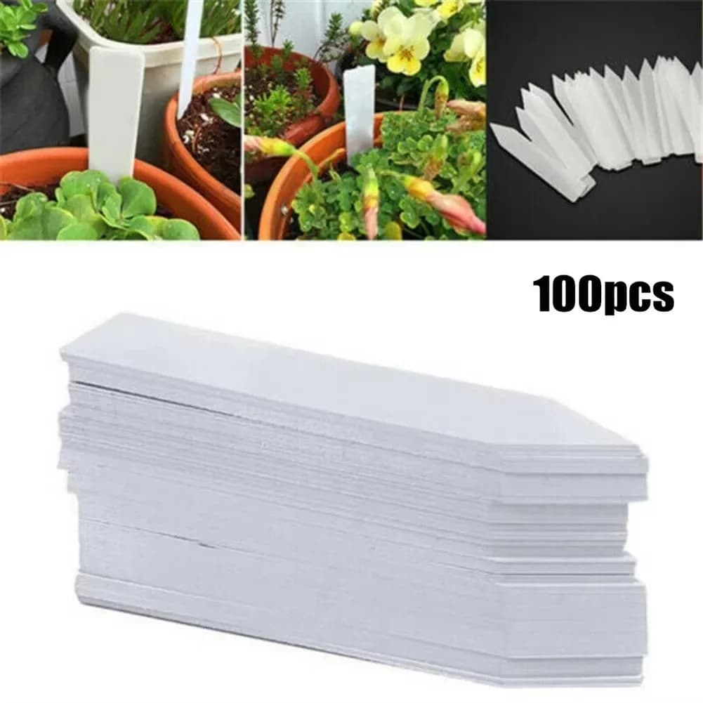 Étiquettes de plantes de jardin, 100 pièces, accessoires de plantes, Pots de fleurs, étiquettes de p