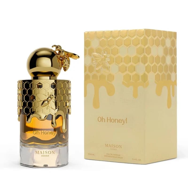 Parfum fruité sucré 100 ml, cassis, pomme, miel, vanille, bois de santal, longue tenue, OH HONEY! EA