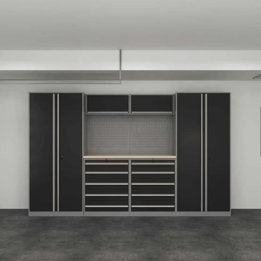 Armoires à outils en métal de qualité supérieure avec tiroirs, armoires de rangement à Double porte,