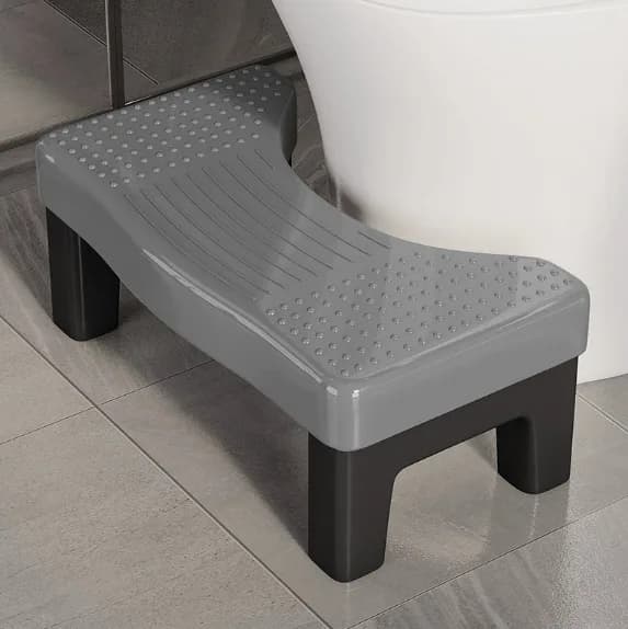 Tabouret de toilette pour usage domestique, tabouret de position accroupie pour adultes et enfants,