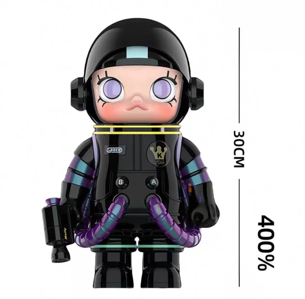POP MART Giant Space Molly 400% Series, figurine d'action d'anime en édition limitée, ornement décor