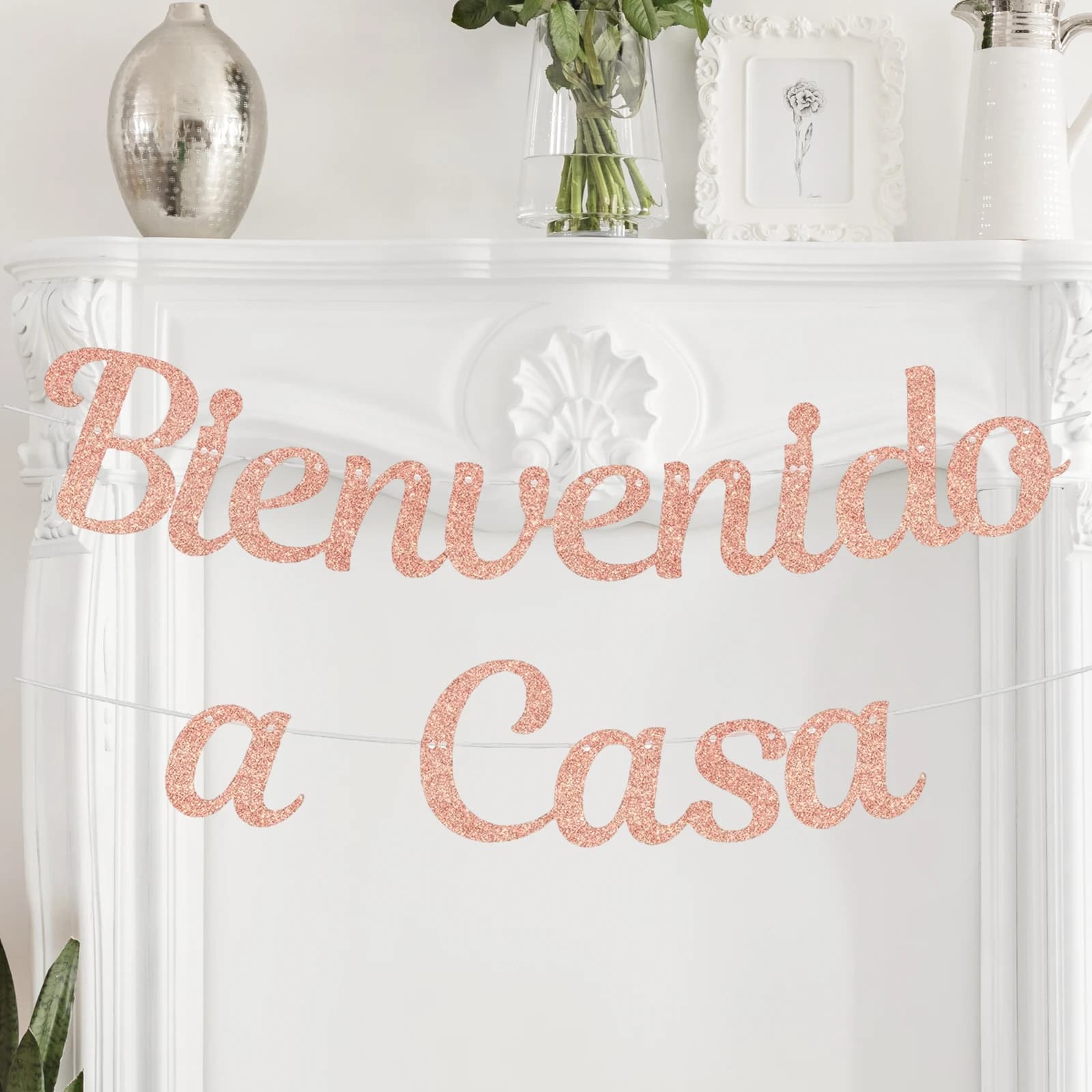 Bannière de bienvenue espagnole Bienvenido a Casa, décor de fête de bienvenue Fiesta mexicaine, bann