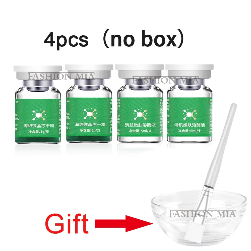 Kit de pelage des algues naturelles pour le visage, blanchissant, Melasma, Breakouts des algues, hyd