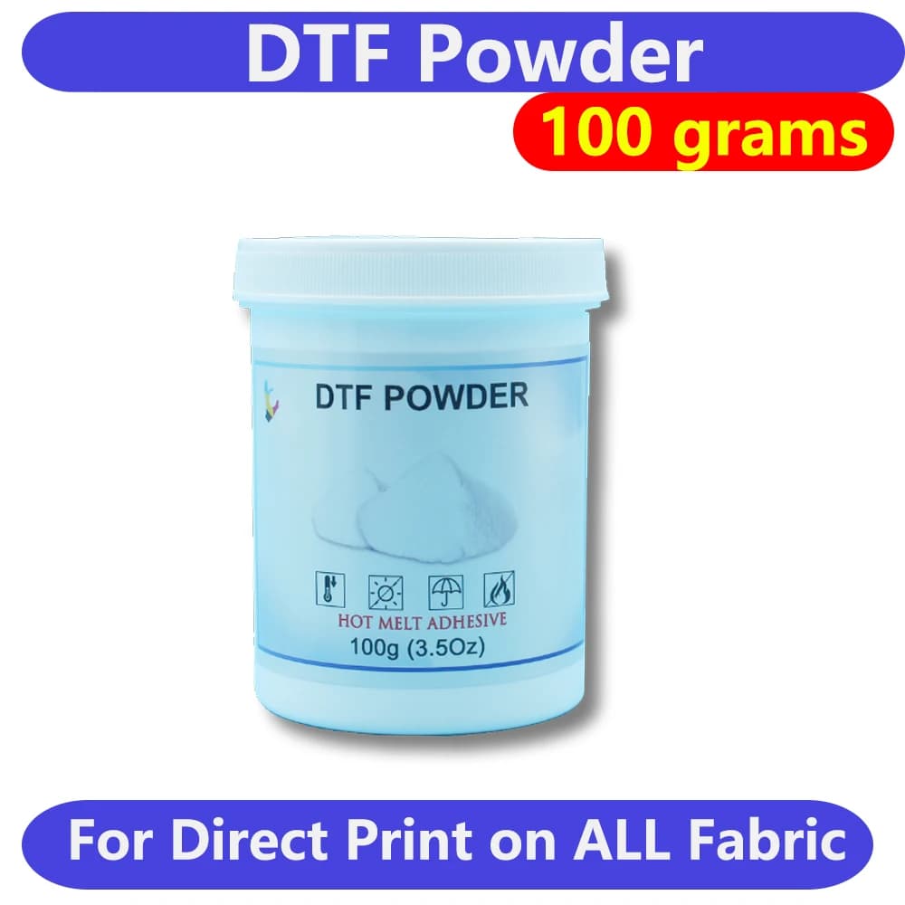 Poudre arina de transfert DTF, thermofusible, pour impression directe sur film sur tous les tissus