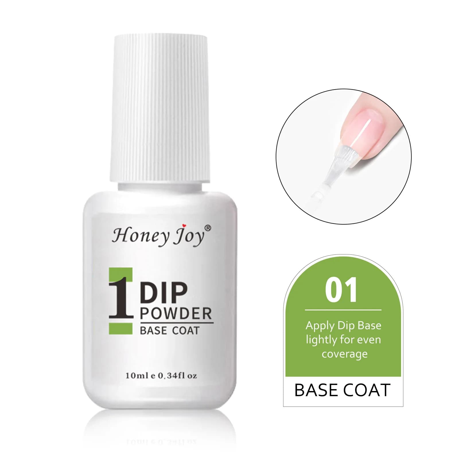 Honey Joy 10ml poudre à tremper liquide ensemble 4 pièces système de poudre à tremper Base couche de