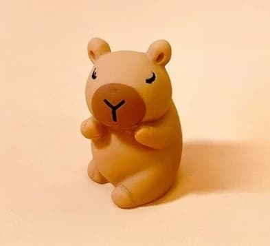 Mini capybara miniatures en résine, Figurines d'animaux, ornement de bureau de jardin féerique pour 