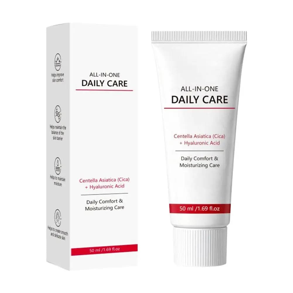 Crème pour le visage à la Centella Asiatica 50g, acide hyaluronique, hydratante, apaisante, réparati